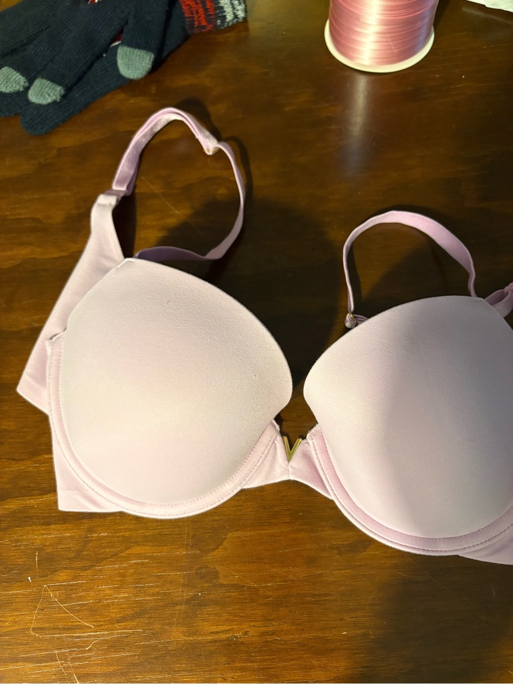 Victoria's Secret Light Pink Padded T-Shirt Bra
